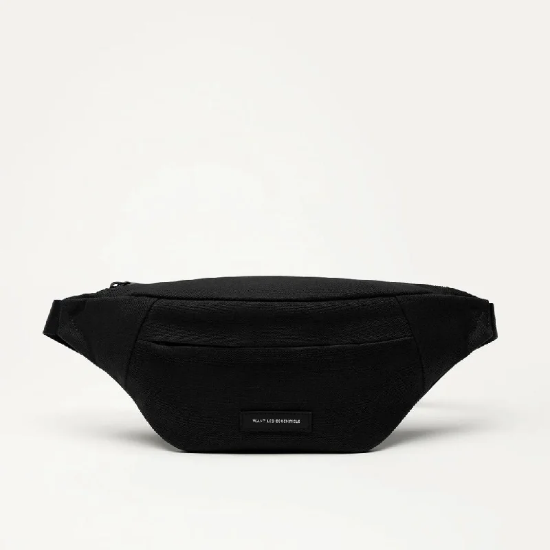 Atlin Canvas Belt Bag (Black)