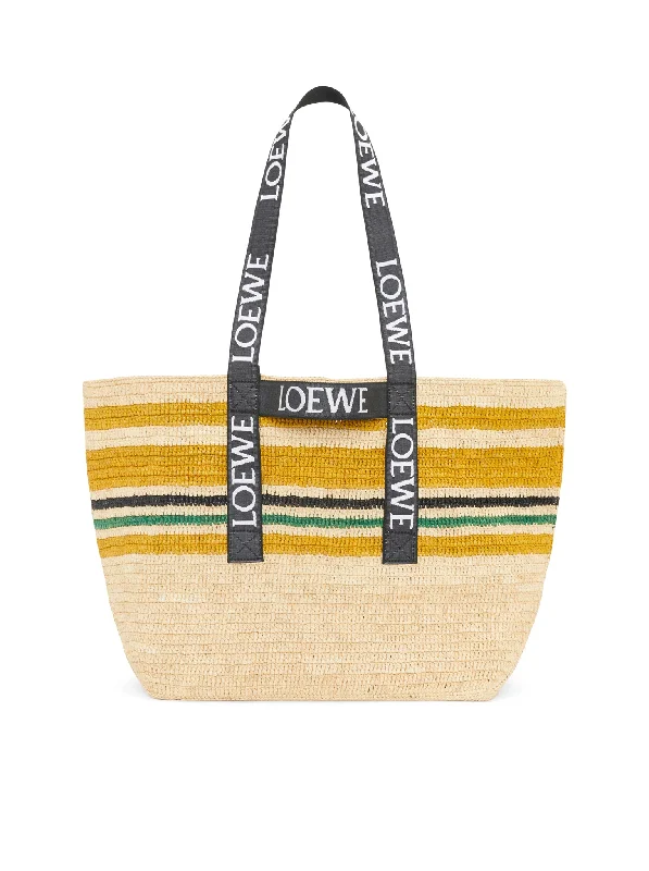 Fold Shopper in raffia