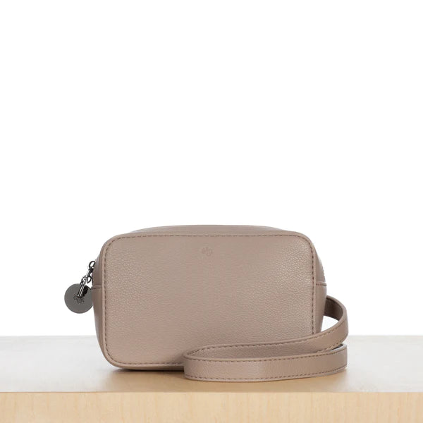 Micro Belt Bag (Taupe Pebble)