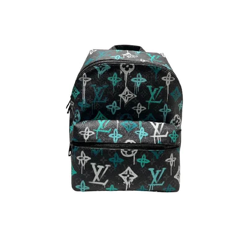 LOUIS VUITTON/Backpack/Monogram/Leather/BLK/Monogram Eclipse Discovery