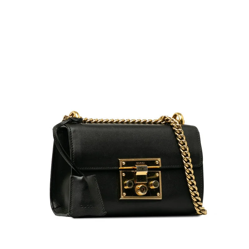 GUCCI Gucci 409487 Shoulder Bag Leather Black