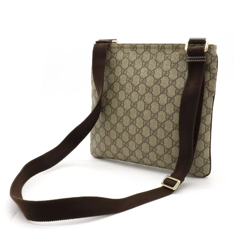 GUCCI Gucci GG Spring GG Plus Shoulder Bag  Bag Without Matte Beige Dark Brown Tea Gold  295257 Blumin