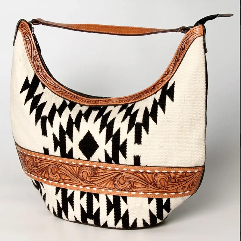 American Darling Black & White Hobo Bag