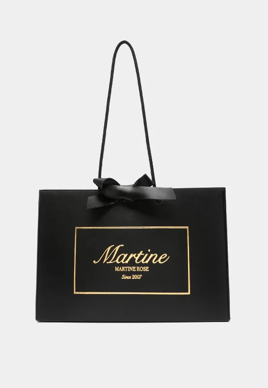 Martine Rose Large Shopper Black