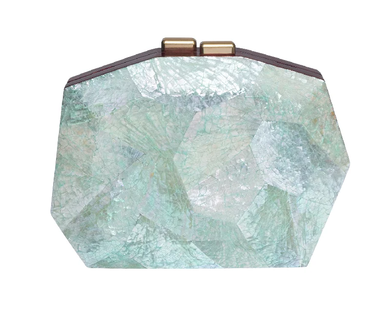 Meagan Clutch in Mint