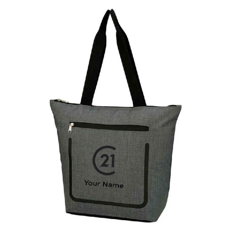 Slade Zippered Tote Bag with Your DBA Logo