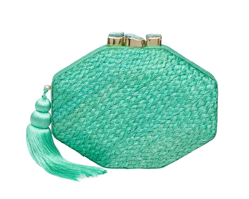 Sofia Clutch in Green