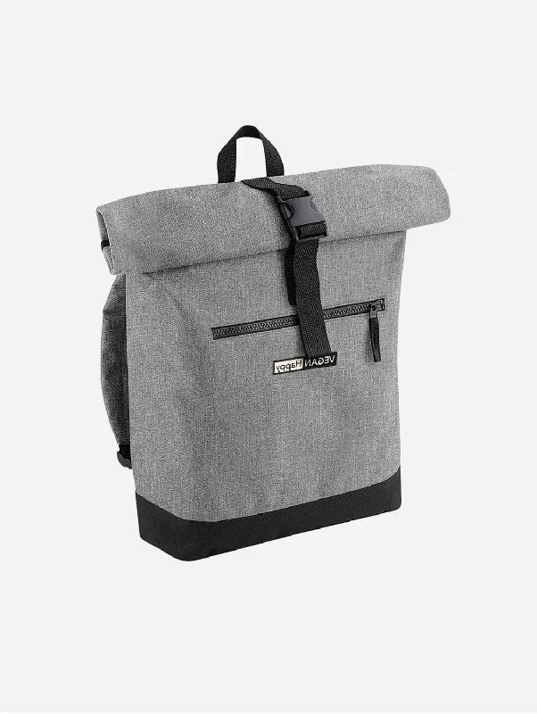 Vegan Roll-Top Backpack | Multiple Colours