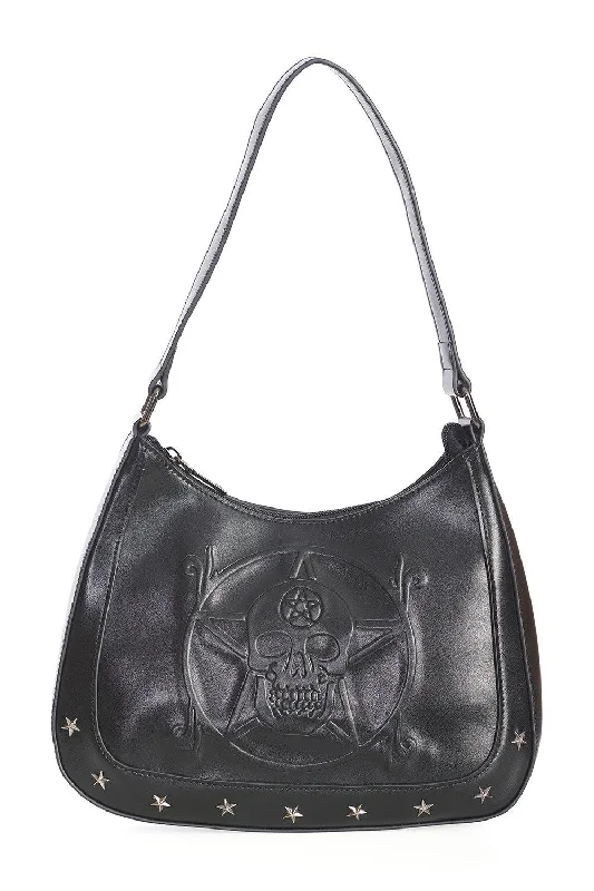 White Magic Skull Shoulder Bag