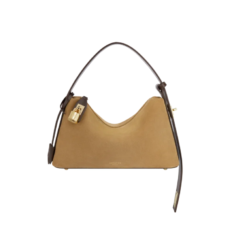 Gold Suede Hobo Bag ( Pre-Order Only. Will Ship Early Nov.)