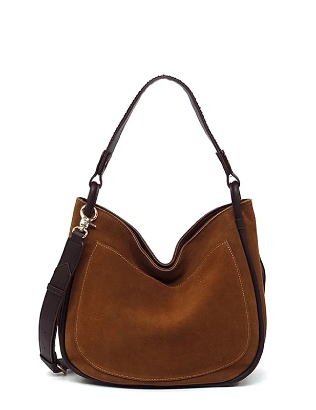 Imogene Suede Hobo Bag