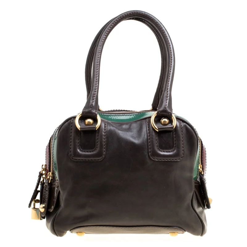 D&g color Leather Lily Bowler Bag