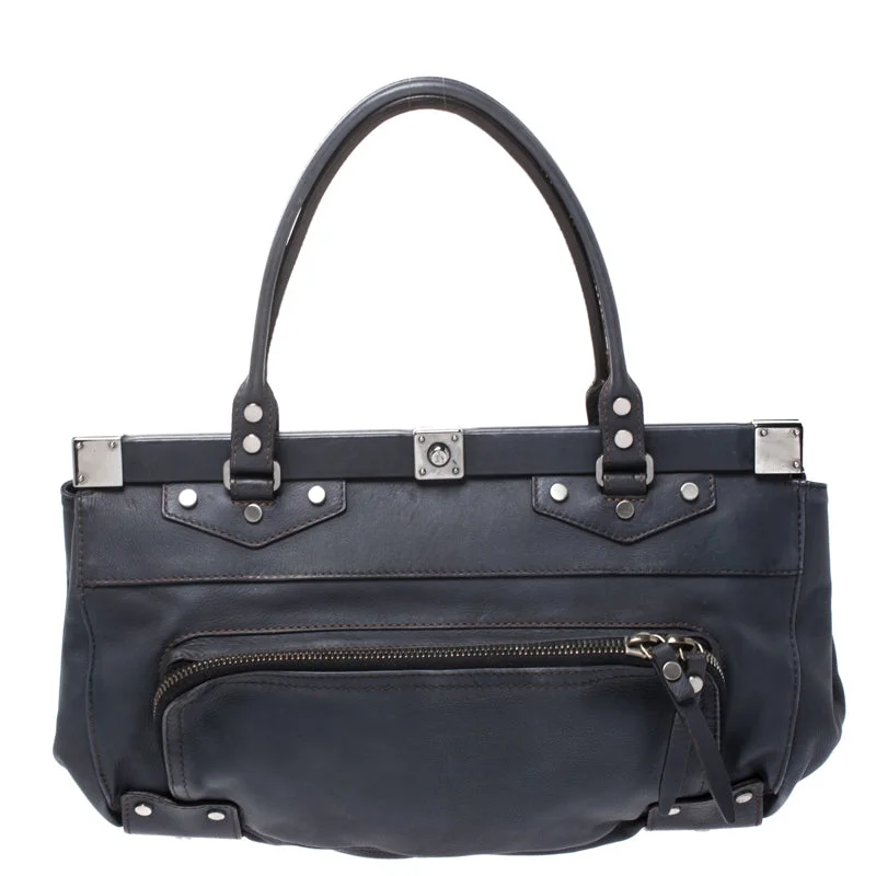 Lanvin Leather Frame Satchel