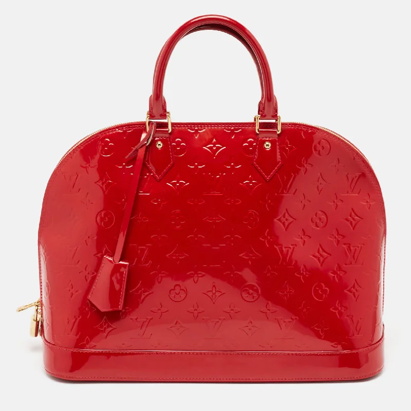 Louis Vuitton Pomme D’amour Monogram Vernis Alma Gm Bag..