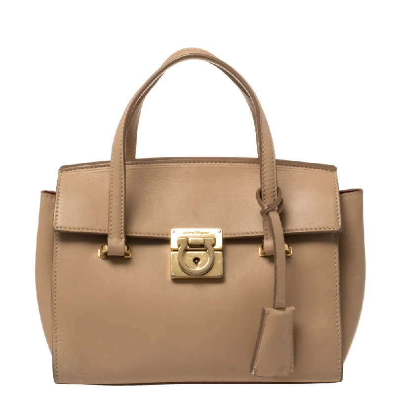 Salvatore Ferragamo  Leather Mara Satchel