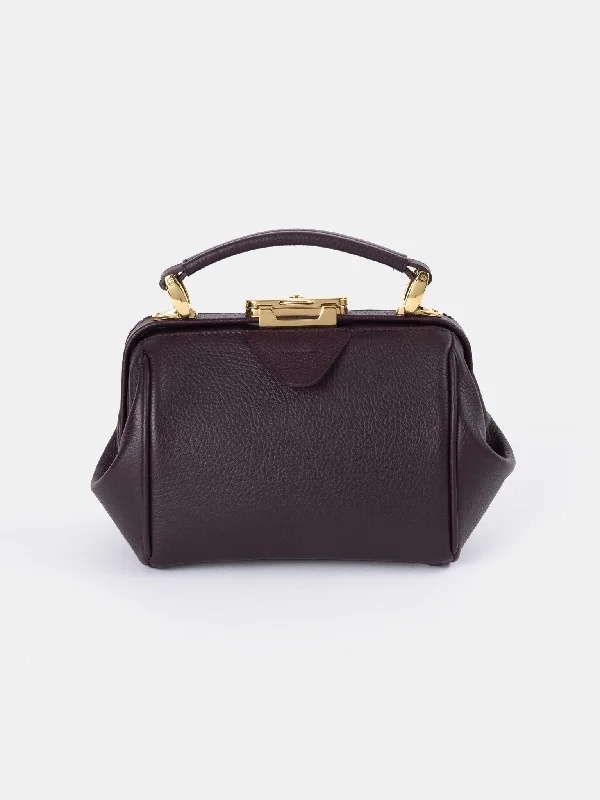 The Mini Sophie - Bordeaux Calf Grain