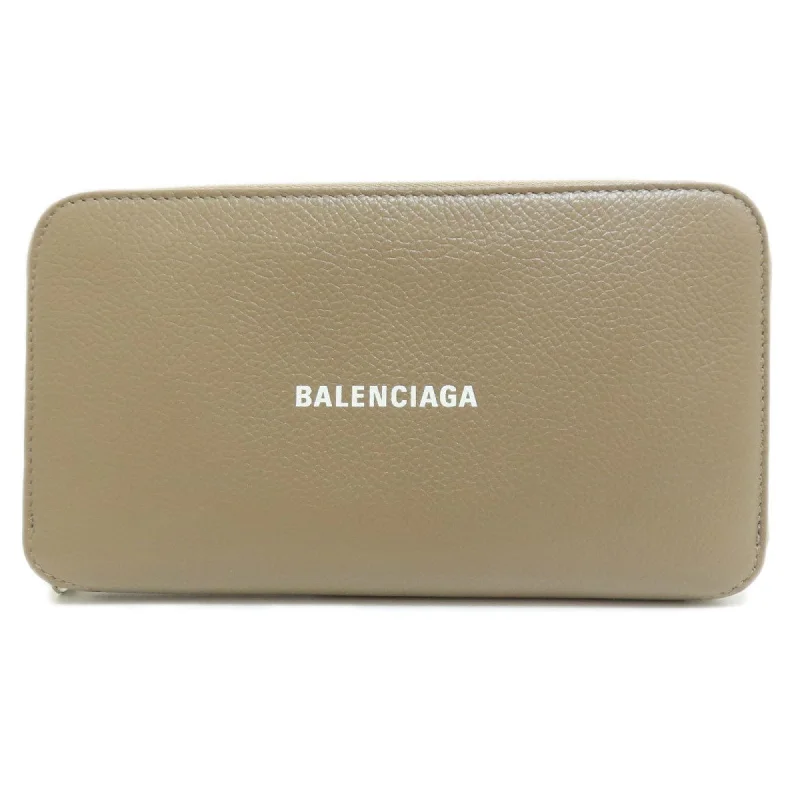 Balenciaga Continental Zip Around  Leather Wallet  (Pre-Owned)