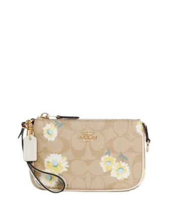 Coach Nolita 15 In Signature Canvas With Daisy Print