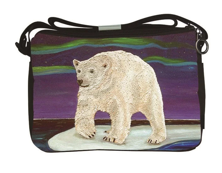 Polar Bear Signature Messenger Bag- Elusive Wonder