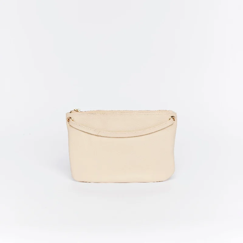 Mini Florence Linen Leather Crossbody Wallet