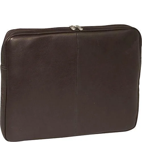 Piel Leather 17" Zip Laptop Sleeve