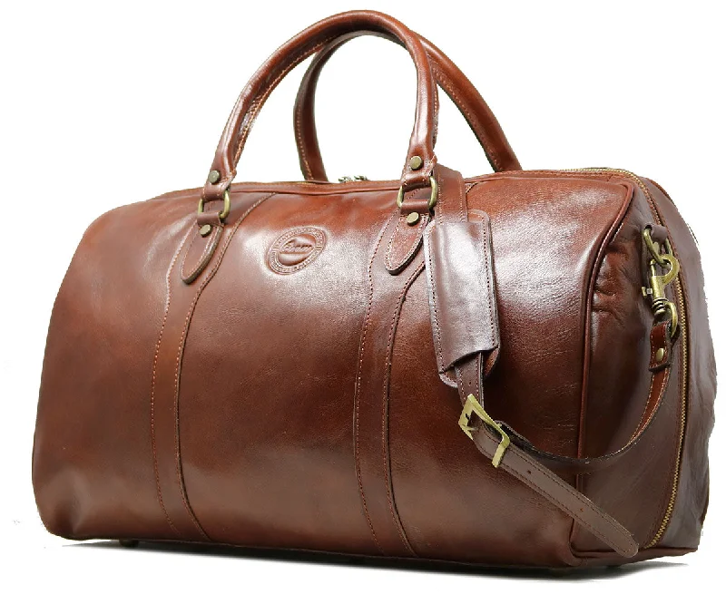 Cenzo Leather Duffle Bag