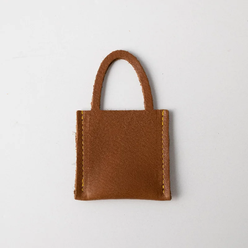 Cognac Cypress Tiny Tote