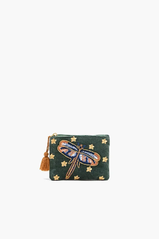 Garden Dragonfly Mini Pouch