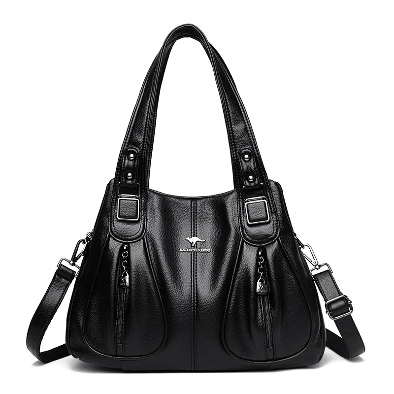 Luxury in Every Detail: Genuine Leather Women's Bucket Bag