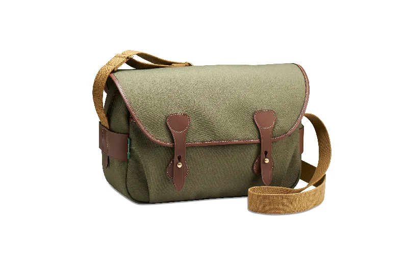 S4 Camera Bag - Sage FibreNyte / Chocolate Leather