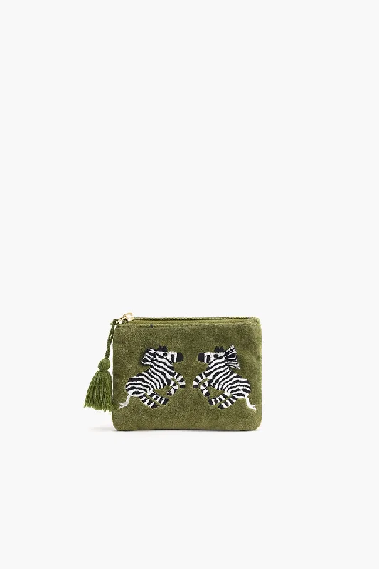 Wild Zebras Mini Pouch