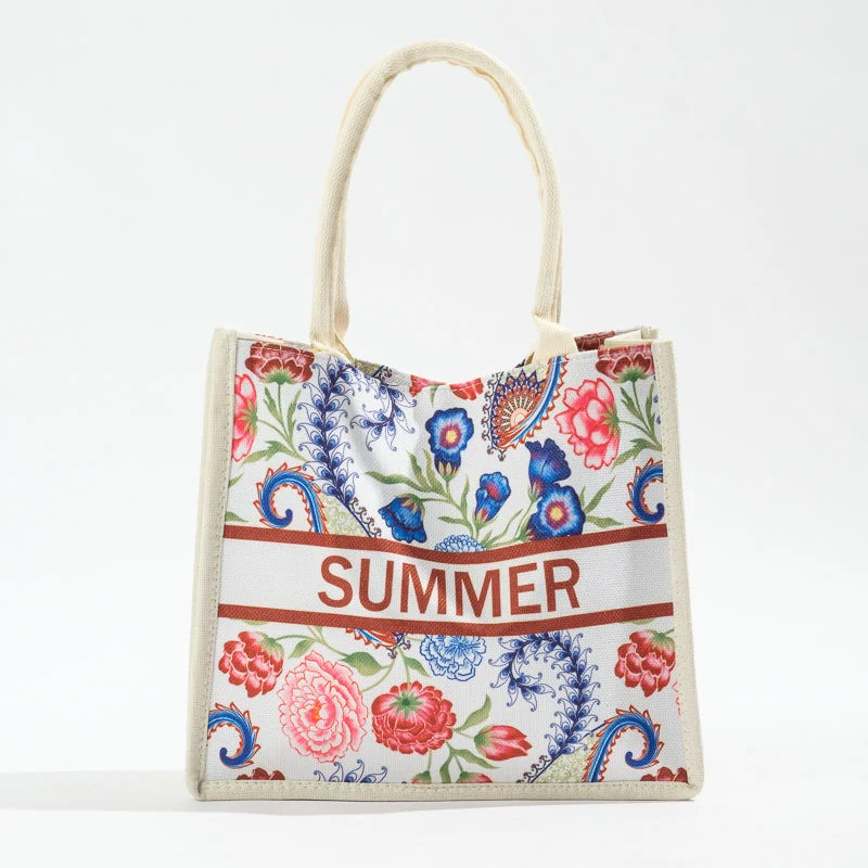 Floral Tote Bag - Spring Bloom