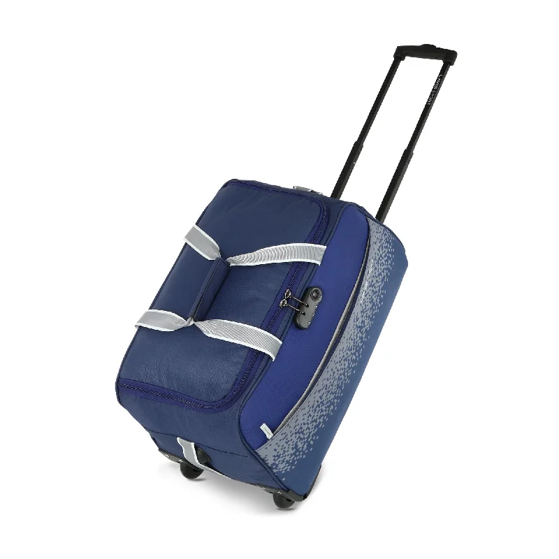 Lavie Sport Cabin Size 45 Litres Pixel Wheel Duffle Bag| | 2 Wheel Duffle Bag Navy