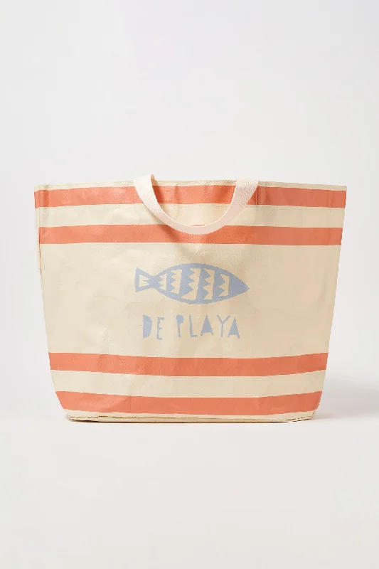 SUNNYLiFE Carryall Beach Bag De Playa Coral Utopia