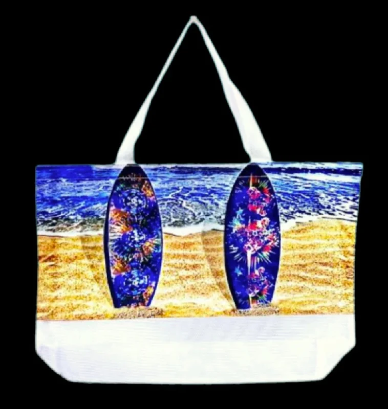 Surfer Beach Bag Mesh Bottom