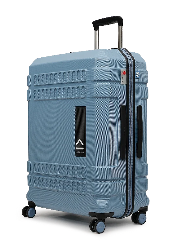 uppercase Bullet Large Check in 74cm TSA Lock 8 Wheels Hard Trolley Bag Blue